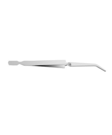 FOMIYES 1pc Tweezers Nail Art Clip Nail Pincher Manicure Tool 17*0.9cm Silver