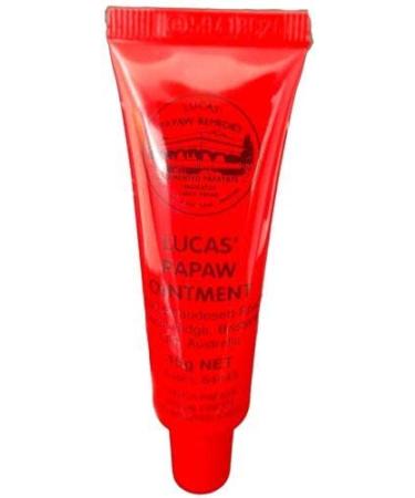 Lucas Papaw Ointment 15G (With Lip Applicator) | Best Paw Paw Cream for Chapped Lips  Minor Burns  Sunburn  Cuts  Insect Bites and Diaper Rash