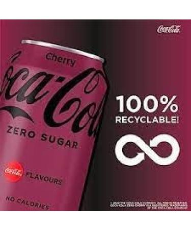 Coke Zero No Sugar Cherry 330ml (24) - Buy Online on GoSupps.com
