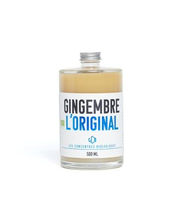 ORGANIC* REFRESHING DRINK WITHOUT ALCOHOL: "GINGER CONCENTRATE" * from organic farming.