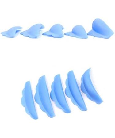 RIYAN 20 Pairs Eyelash Lift Silicone Pads Set Eye Lash Extension Lift Perming Kit Tool Curl Pads(Blue) - Buy Online on GoSupps.com
