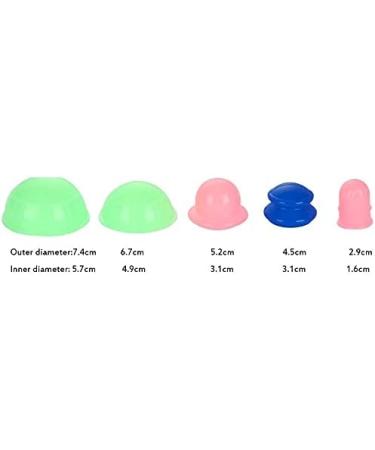 EIERFSKIOT Cupping Therapy Set Cupping Set Silicon Cupping Set Body Cupping Set Household Cupping Device for Whole Body Use - Buy Online on GoSupps.com
