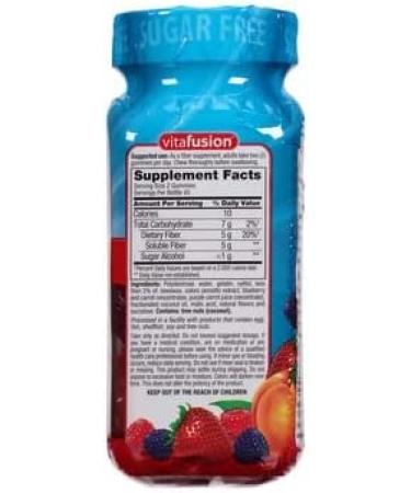 VitaFusion Fiber Well Gummies - Assorted Flavors - 90 Gummies (Pack of 3) | Fiber Supplement - Buy Online on GoSupps.com