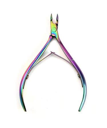 PSGS Stainless Steel Nail Cuticle Pusher Tweezer Nail Scissor Cutter Nipper Clipper Dead Skin Remover Pedicure Manicure Nail Art Tool (Color : Style 8)