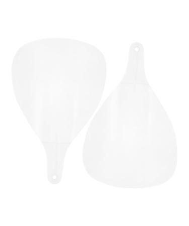 Masque Facial Transparent Protection Laque Cheveux 2 Pi ces Taille Standard Bouclier Plastique Polypropyl ne Spa Soin Cheveux Salon Coiffure Visage Complet