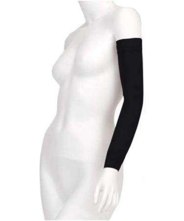 Juzo Soft 2001 Armsleeve for Women | 20-30mmHg Compression | Silicone Top Band | Black | International Shipping - Buy Online on GoSupps.com