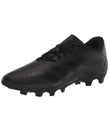 adidas Unisex Accuracy.4 Flexible Ground Soccer Shoe 9 Women/8 Men Black/Black/White