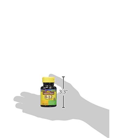 Nature Made Vitamin B12 500 mcg Tablets - 100 Ct Pack (1 x 100 Count) - Buy Online on GoSupps.com