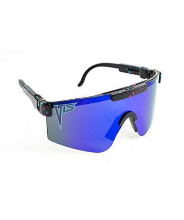 VisBeaut Cycling Glasses Sports Sunglasses Men Women, Sunglasses Outdoor Running Fishing Baseball Cycling Glasses Blue