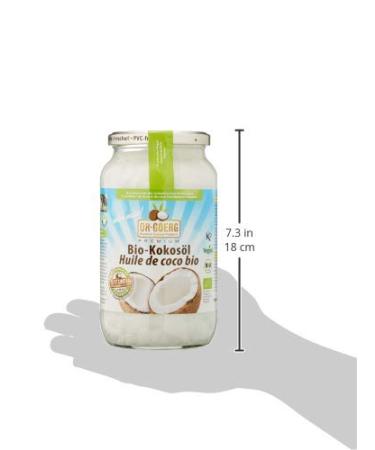 Buy Dr. Goerg Premium Organic Coconut Oil - Pack of 2 (2 x 1L) | Best Quality Coconut Oil for Cooking & Skincare - Buy Online on GoSupps.com