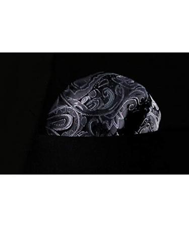 Alizeal Men's Adjustable Floral Paisley Suspenders Gray Interlocking Luggage & Elastic Y-Form Clip Set | International Shipping Available - Buy Online on GoSupps.com