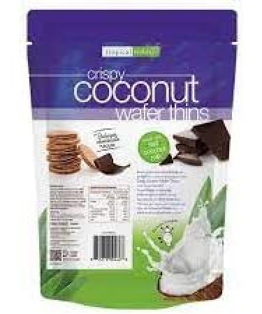 Tropical Fields Coconut Wafer Thins with Dark Chocolate 397g - Buy Online on GoSupps.com
