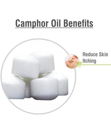 Camphor Oil (Cinnamonutn camphora) 100% Natural Pure Undiluted Uncut Carrier Oil 15ml with Dropper Camphor 15ml with dropper - Buy Online on GoSupps.com