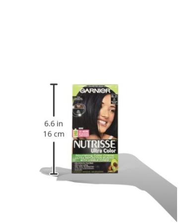 Garnier Nutrisse Ultra Color BL21 Reflective Blue Black (Blackberry Mojito) Permanent Hair Dye - 1 Count - Buy Online on GoSupps.com