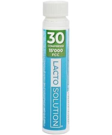 Lactosolution 15000 FCC Lactase Enzymatic Supplement Against Lactose Intolerance - 30 Tablets - Refill Pack - Buy Online on GoSupps.com