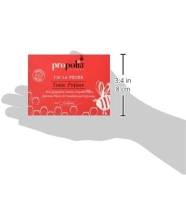 PROPOLIA - Tonic Potion - Tonus & Immunity food supplement - Energy boost - Honey Propolis Pollen Ginger Acerola Guarana Ginseng - Made in France - 10 Phials - Buy Online on GoSupps.com