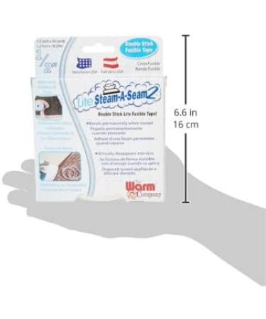 Warm Company Lite Steam-A-Seam 2 Fusible Web Tape - 1/2x20 Yds - Buy Online on GoSupps.com