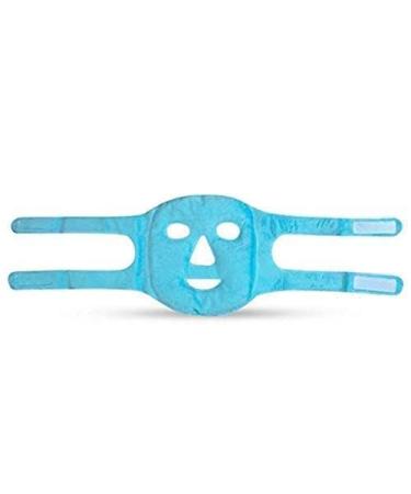 Perfecore Facial Mask for Puffy Eyes and Migraine Relief - Hot Cold Gel Beads Compress Pack - Spa Therapy Wrap for Sinus and Headaches - Blue - Buy Online on GoSupps.com
