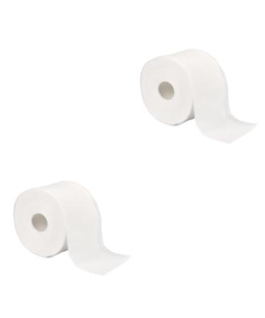 Healvian 2 Rolls Cleaning Wipes Disposable Makeup Wipes Make up Removing Pad Facial Cleansing Cloths Cleaning Accessories Accessories Towel Wipe Non-woven Fabrics White Thicken