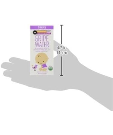 Wellements Organic Gripe Water 4 Fl Oz - Pediatrician Recommended for Infant Stomach Discomfort - Buy Online on GoSupps.com