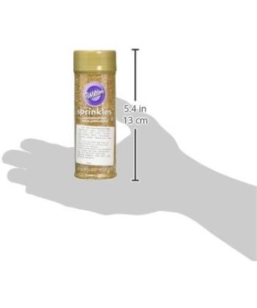 Wilton 710-041 Gold Pearlized Sugar Sprinkles 148g (5.25 oz) - Buy Online on GoSupps.com