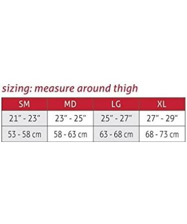 Mueller Neoprene Thigh Sleeve - Black, Large | Sports Medicine - Buy Online on GoSupps.com