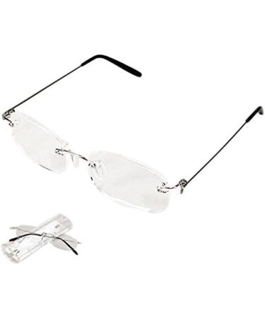 Duendhd Unisex Flexible Frameless Reading Glasses 2.00 | Lightweight & Stylish with Case - Shop Internationally - Buy Online on GoSupps.com
