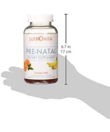 Lutrovita Sugar-Free Pre-Natal Vitamins - Orange & Banana Flavor 180 Count - Buy Online on GoSupps.com