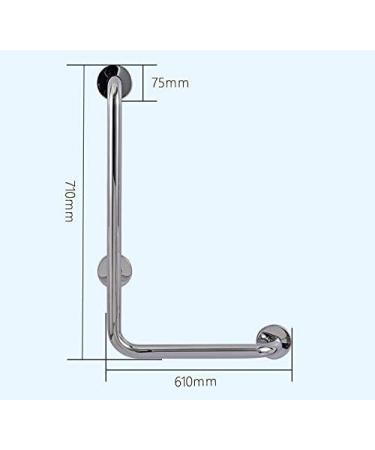 Bathroom Grab Bar Safety Support Rail Non-slip Railing Bathroom Safety Grab Bar Bracket Hand-h Grab Bar 304 Stainless Steel Bath - Buy Online on GoSupps.com