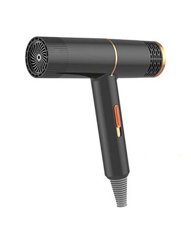 Professional Hair Dryer Infrared Negative Ionic Blow Dryer Hot&Cold Wind Salon Hair Styler Tool Hair Electric Blow Drier Blower (Type 1 Black)