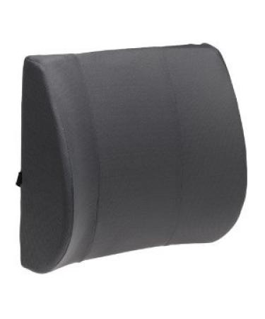 (Gray) Lumbar Cushion Pillow Orthopedic Wedge Synthethic Leather