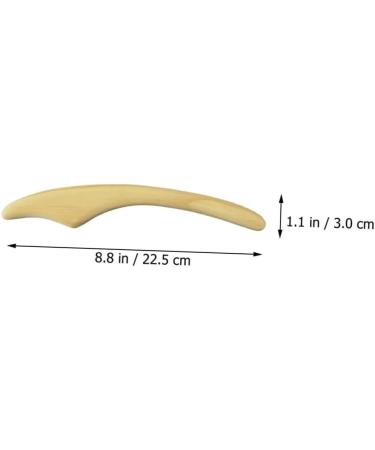 Healeved Wooden Gua Sha Stick - Trigger-Point Massager for Reducing Belly & Shoulder Tension | Manual Muscle Roller for Women - Buy Online on GoSupps.com