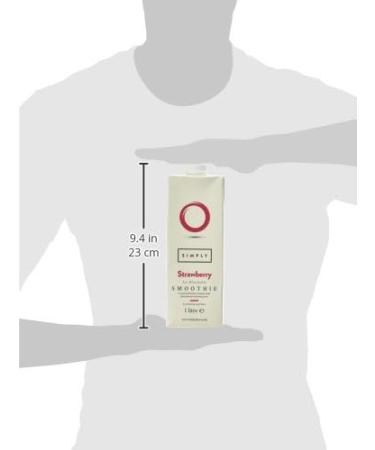 Strawberry Smoothie Vegan Blend - Real Fruit Puree (1L) - Buy Online on GoSupps.com