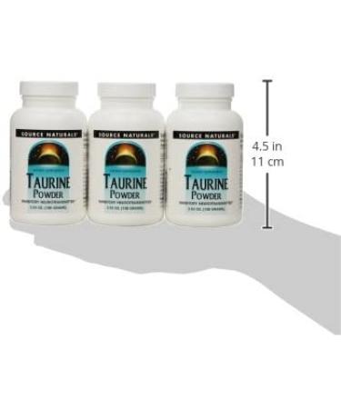 Source Naturals Taurine Powder 3.53 oz | High-Quality Amino Acid Supplement - Buy Online on GoSupps.com