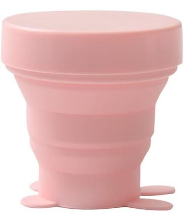 Buy Collapsible Silicone Cup - Travel & Menstrual Use | Foldable Pink Diva Cup - International Shipping Available - Buy Online on GoSupps.com
