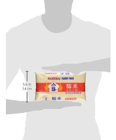 Hakubai Japanese Sweet Rice - 2 Lbs (2 Pack) for Mochi Gome | Glutinous & Delicious | 4 Lbs Total - Buy Online on GoSupps.com