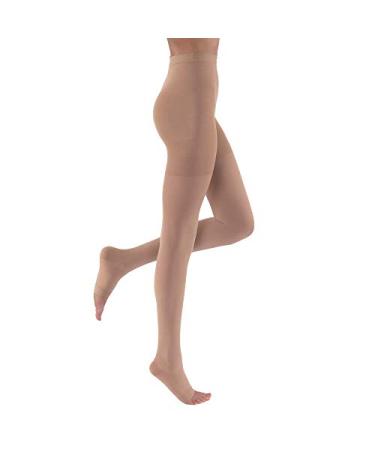 JOBST Relief Waist High 15-20 mmHg Compression Stockings Pantyhose, Open Toe, Beige, Medium - 6038441 - Buy Online on GoSupps.com