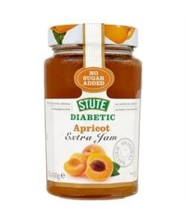 Stute Pack of 5 jars of apricot jam for diabetics 430g
