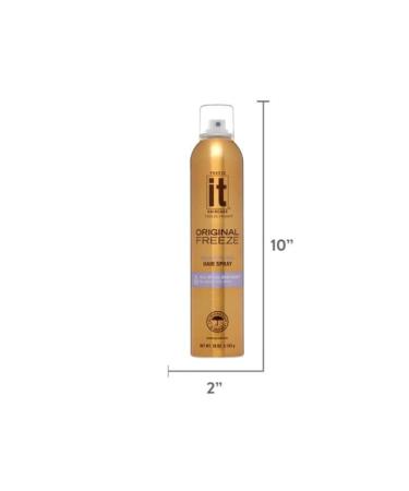 Fr.eeze-It UV Protection Volumizing Nourishing Freeze Frame Hair Spray 10 oz 24 Hour Hold (pack of 1) - Buy Online on GoSupps.com