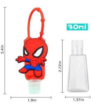Kids Hand Sanitizer Holder Keychain - Cute 1oz Empty Bottles (4 Pcs) - Buy Online on GoSupps.com