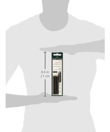 Faber-Castel FC129997 Pitt Compressed Charcoal Sticks (3 Pack) - Buy Online on GoSupps.com
