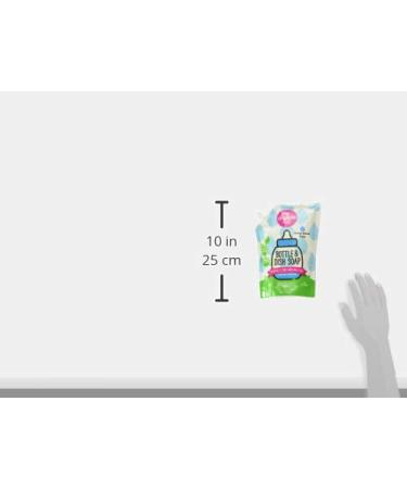 Dapple Refill Pack, Fragrance-Free Baby Bottle and Dish Liquid, 34 fl oz - Buy Online on GoSupps.com