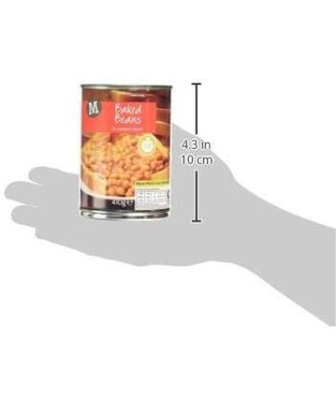 Morrisons Baked Beans in Tomato Sauce 4 x 410g cans (Forced) - Buy Online on GoSupps.com