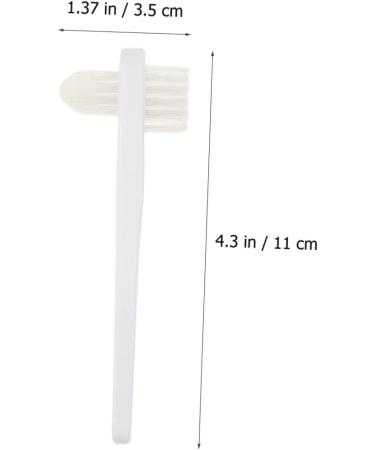 Shop Sewoart Double-Headed Toothbrush for Adults - Portable Dental Care Accessories for Prosthetics - 1-Pack Color-Sorted - Buy Online on GoSupps.com