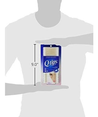 Q-tips Cotton Swabs 375 ct with Travel Holder Case - Portable and Convenient Purse Size - Buy Online on GoSupps.com