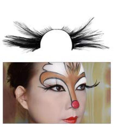 Dorisue Halloween Feather Eyelashes - Cat Eyes Black Tail Lashes for Witch Makeup, Cosplay, and Theatre - Hand-made Luxury Fashion False Lashes - Buy Online on GoSupps.com
