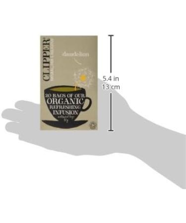 Clipper Organic Infusion Dandelion 20 Tea Bags 30g - Buy Online on GoSupps.com