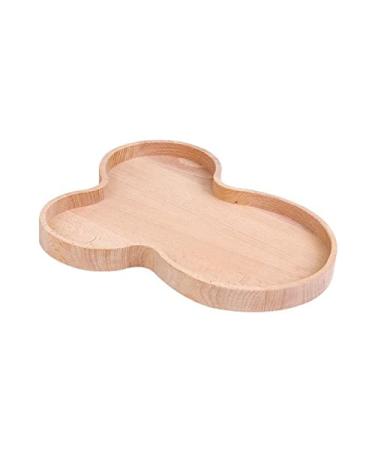 Fruit Bowl Wooden Serving Plates Tea Cup Saucer Trays Fruit Plate Storage Pallet Plate Decoration Plate Meal Kitchen Tools Fruit Dish (Color : M)