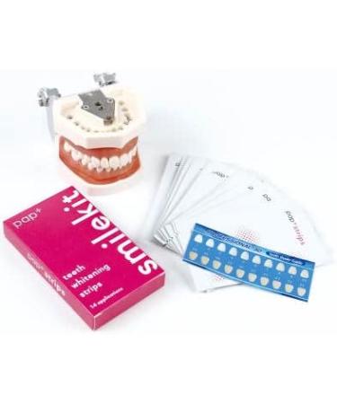 SmileKit Pap+ Teeth Whitening Strips | Teeth Whitening Kit | Teeth Whitening Strip | Teeth Whiteners | Teeth Whitening Powder Alternative | UK Supplier | Pack of 28 Strips 14 Treatments - Buy Online on GoSupps.com