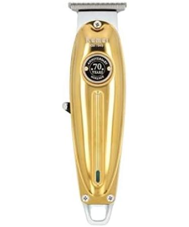 Kemei Professional Hair Clippers Beard Trimmer - Cordless Gold T-Blade Outliner for Men - Barber Grade Electric Clippers - All-in-One Grooming Solution - Buy Online on GoSupps.com